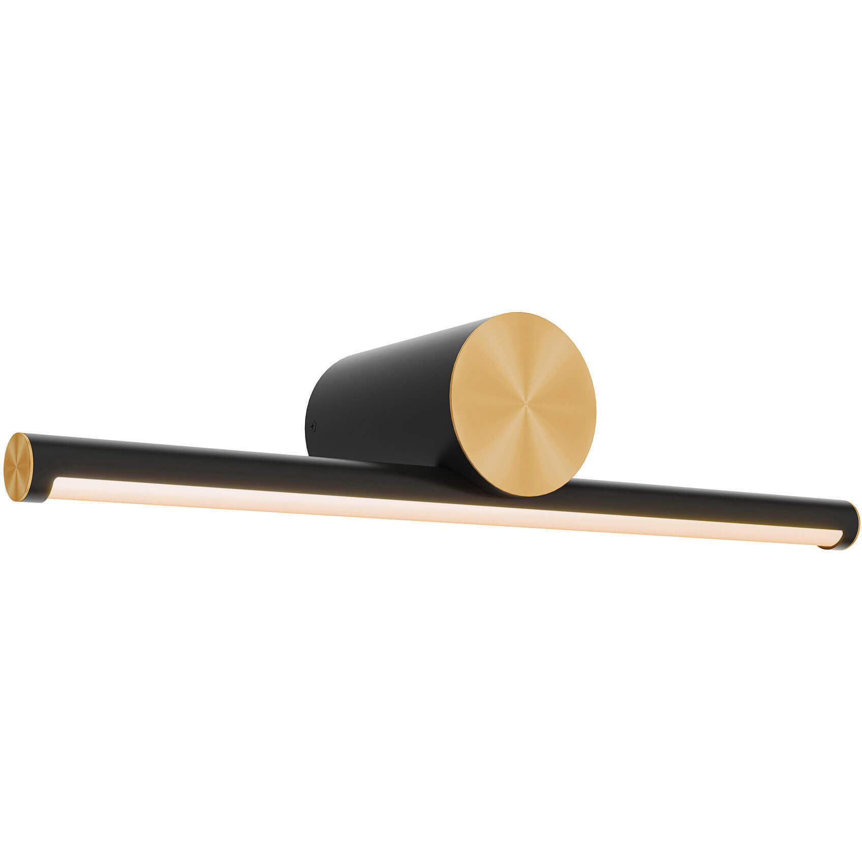Balance 1 Light 24 inch Black and Gold Wall Vanity Light Wall Light