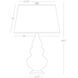 Small Triple Gourd 24.38 inch 150.00 watt Bone Accent Lamp Portable Light in Antique Silver