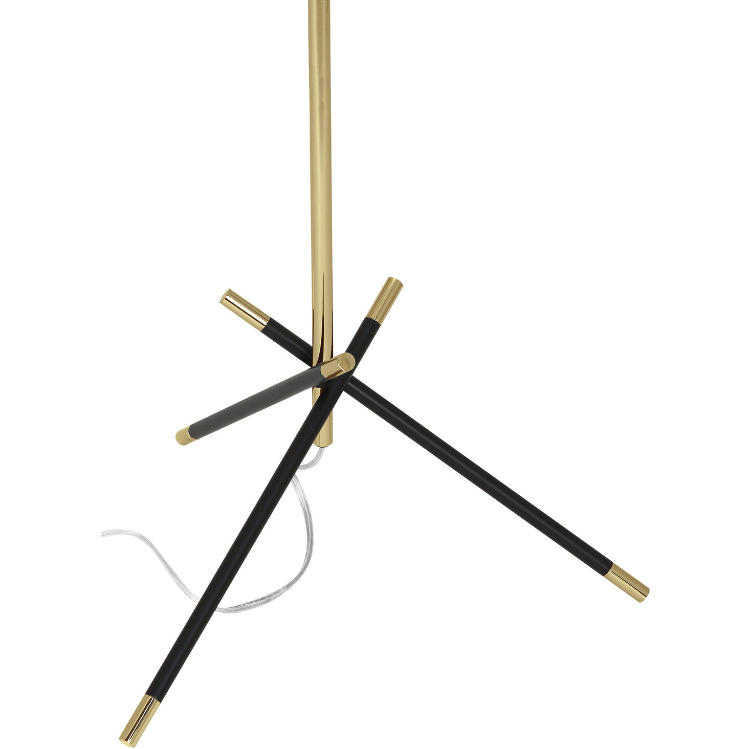 Thatcher 62.5 inch 150 watt Modern Brass Floor Lamp Portable Light