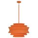Pierce 3 Light 23 inch Tangerine Pendant Ceiling Light
