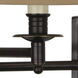 Kinetic 14 inch 150 watt Deep Patina Bronze Wall Swinger Wall Light in Translucent Flax
