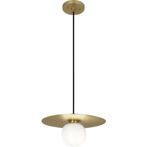 Dal LED 13 inch Modern Brass Pendant Ceiling Light
