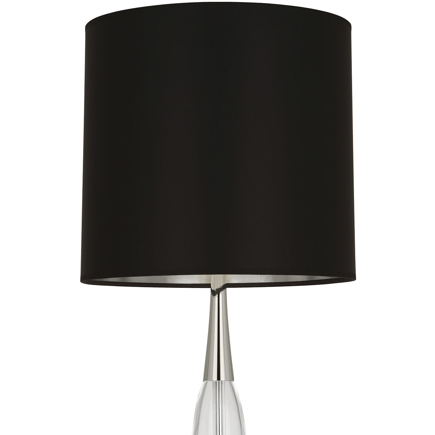 Juno 36.5 inch 150.00 watt Polished Nickel Table Lamp Portable Light in Black With Matte Silver