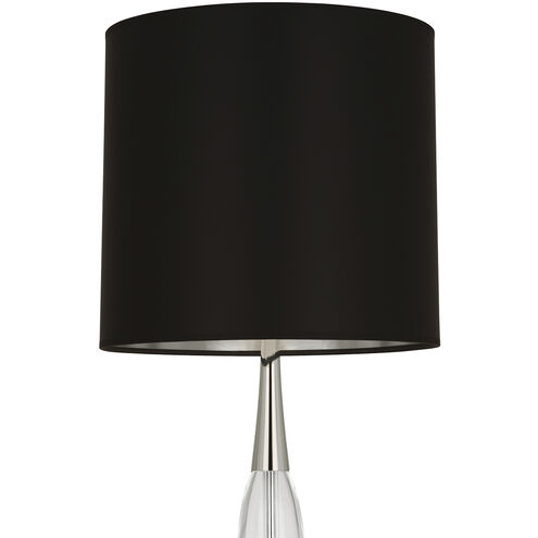 Juno 36.5 inch 150.00 watt Polished Nickel Table Lamp Portable Light in Black With Matte Silver