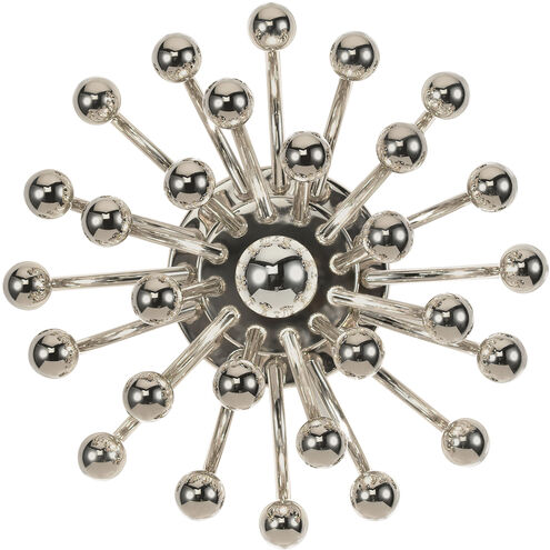 Anemone 1 Light 15 inch Polished Nickel Flushmount Ceiling Light