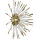 Andromeda 4 Light 18 inch Modern Brass Wall Sconce Wall Light