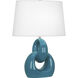 Fusion 27 inch 150 watt Peacock Table Lamp Portable Light