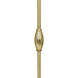 Grace 64.13 inch 150.00 watt Modern Brass Floor Lamp Portable Light