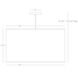 Elena 1 Light 15 inch Painted White Pendant Ceiling Light in Pearl Dupioni