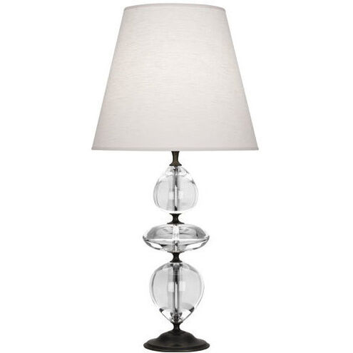 Williamsburg Orlando 31 inch 150.00 watt Deep Patina Bronze / Clear Crystal Table Lamp Portable Light