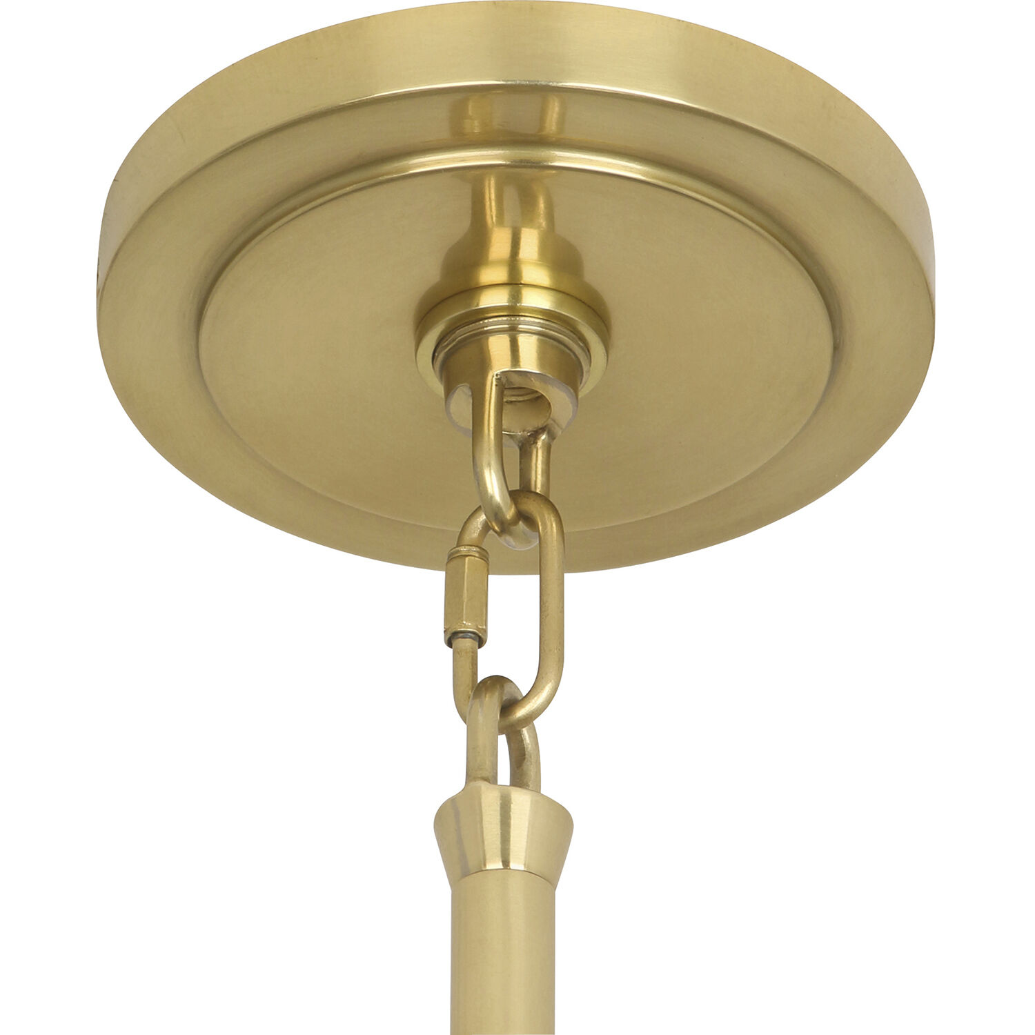 Williamsburg Custis 3 Light 15 inch Modern Brass Pendant Ceiling Light in Blacksmith Black With Richmond Red