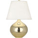 Dal 19.25 inch 100.00 watt Modern Brass Accent Lamp Portable Light