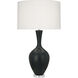 Audrey 33.5 inch 150.00 watt Matte Obsidian Glaze Table Lamp Portable Light