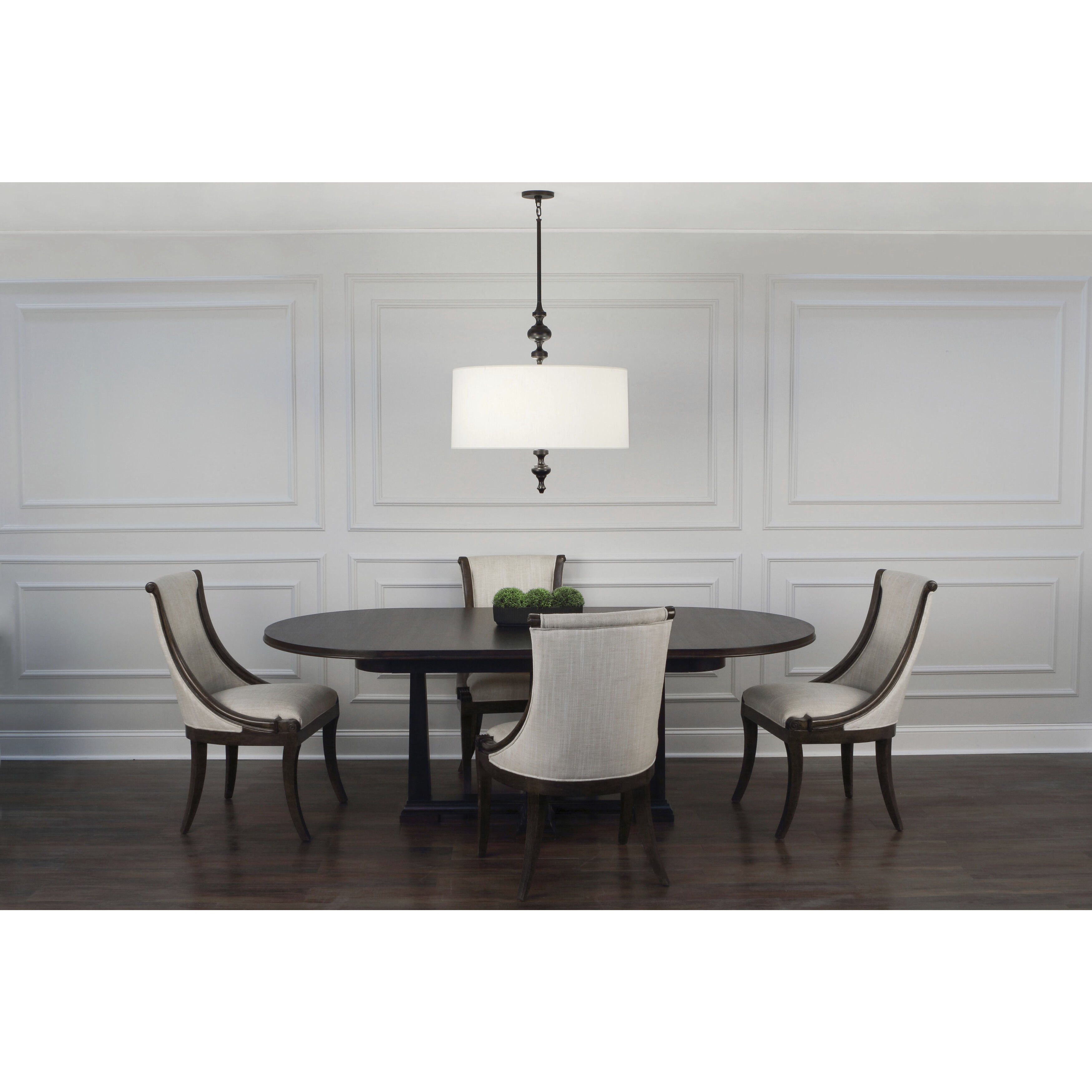 Arthur 3 Light 27 inch Deep Patina Bronze Pendant Ceiling Light