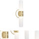 Chase LED 6 inch Antique Brass Wallchiere Wall Light