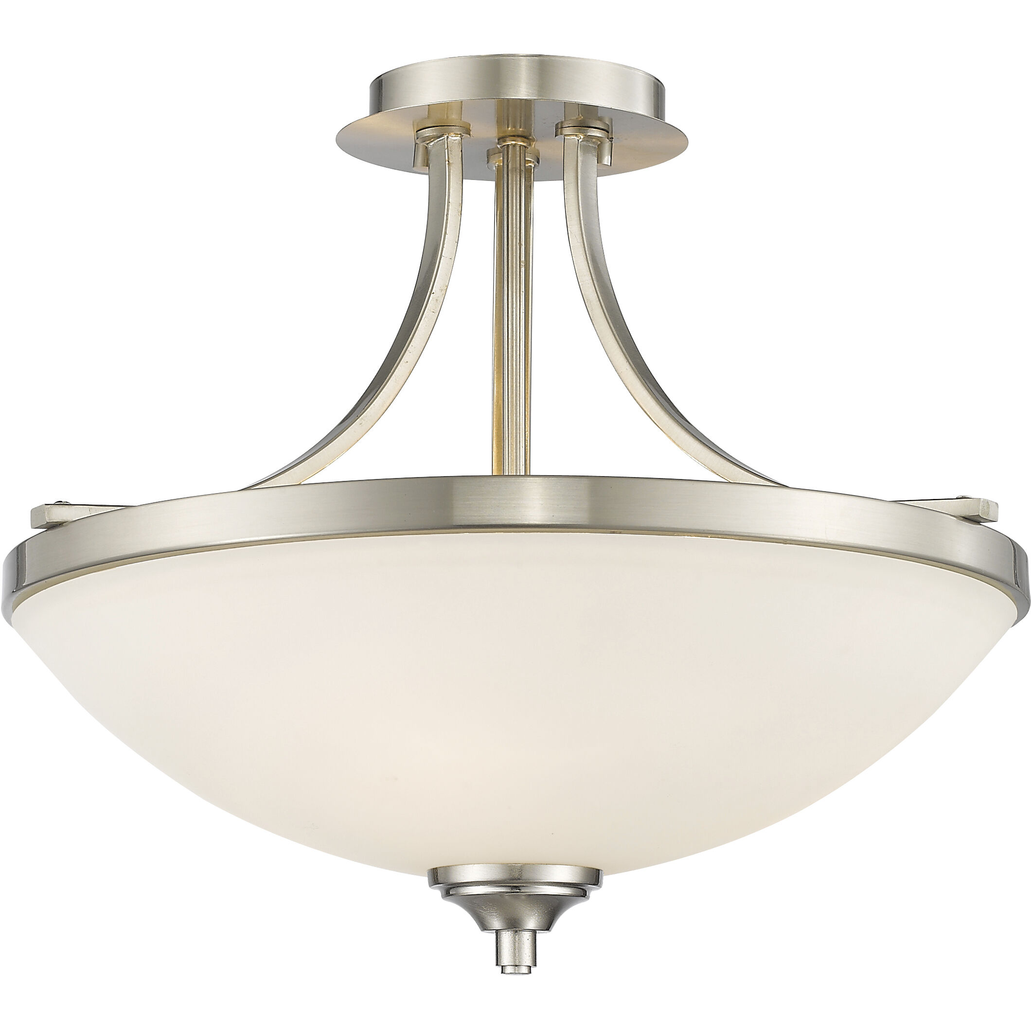Bordeaux 3 Light 17.13 inch Semi-Flush Mount
