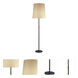 Rico Espinet Buster 79.5 inch 200 watt Deep Patina Bronze Floor Lamp Portable Light in Muslin Claiborne