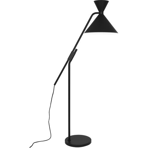 Cinch 62 inch 60.00 watt Matte Black Painted Floor Lamp Portable Light