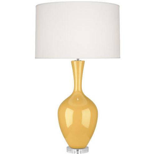 Audrey 33.5 inch 150.00 watt Sunset Yellow Table Lamp Portable Light