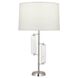 Alston 30 inch 150.00 watt Polished Nickel Table Lamp Portable Light