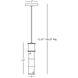 Kane 1 Light 5 inch Jungle with Polished Nickel Pendant Ceiling Light