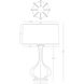Pike 32.75 inch 150.00 watt Jungle Glaze with Lucite Table Lamp Portable Light