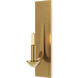 Goldie 1 Light 4 inch Lacquered Burnished Brass Wall Sconce Wall Light