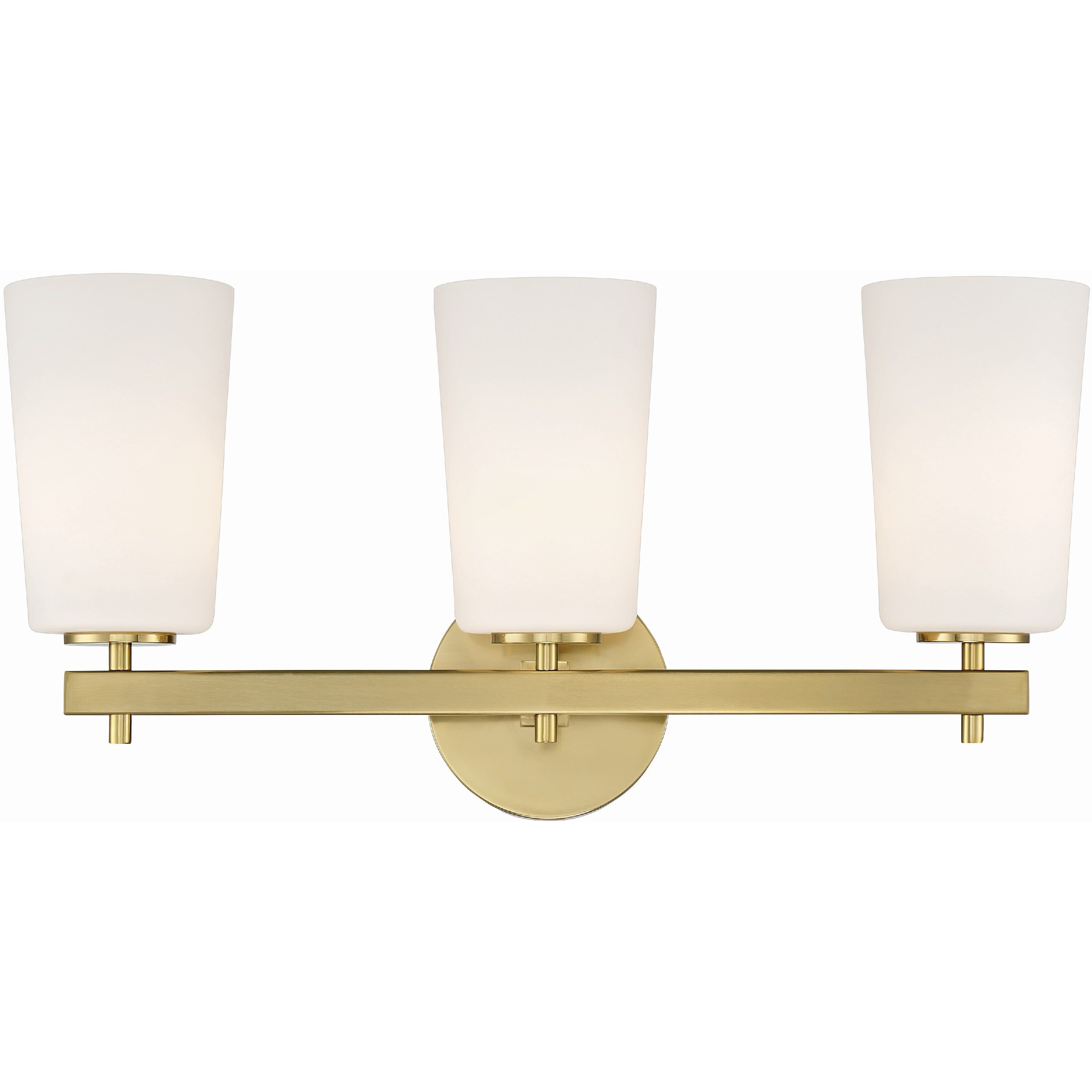 Colton Bath Vanity Light Wall Light in Aged Brass
