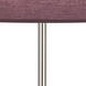 Decker 28.75 inch 150 watt Polished Nickel Table Lamp Portable Light in Vintage Wine