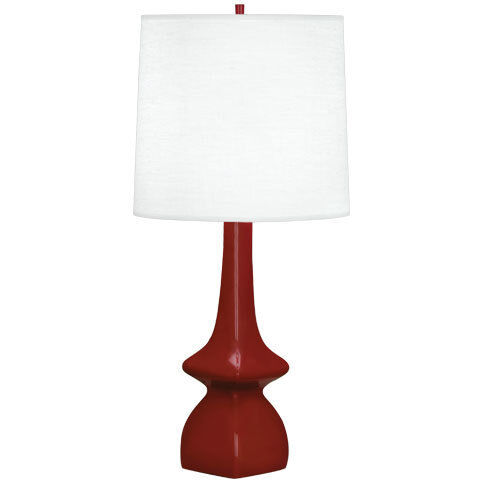 Oxblood table lamps top