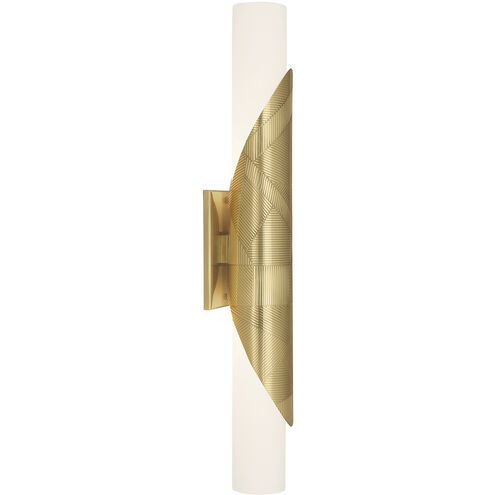 Michael Berman Brut 2 Light 4.5 inch Modern Brass Wall Sconce Wall Light