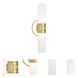 Chase LED 6 inch Antique Brass Wallchiere Wall Light
