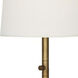 Rico Espinet Buster Chica 62.5 inch 150 watt Aged Brass Floor Lamp Portable Light in Fondine