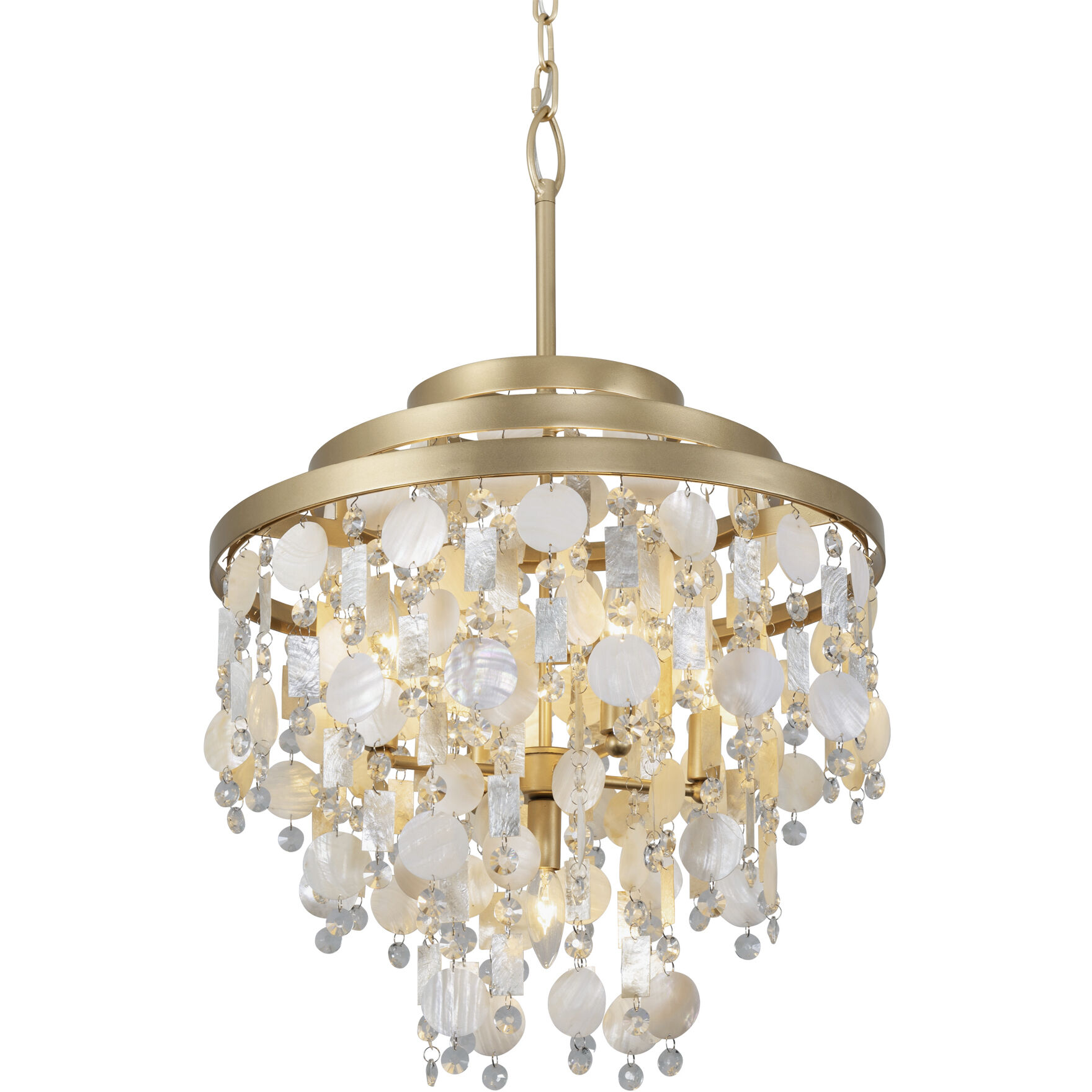 Kalani 5 Light 20 inch French Gold Chandelier Ceiling Light