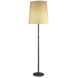 Rico Espinet Buster 79.5 inch 200.00 watt Deep Patina Bronze Floor Lamp Portable Light in Muslin Claiborne