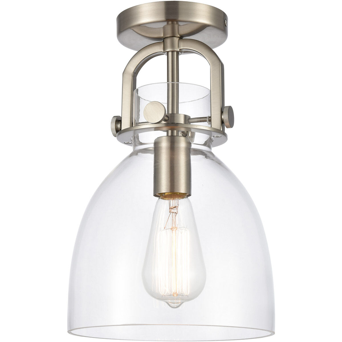 Restoration Newton 1 Light 8.00 inch Flush Mount