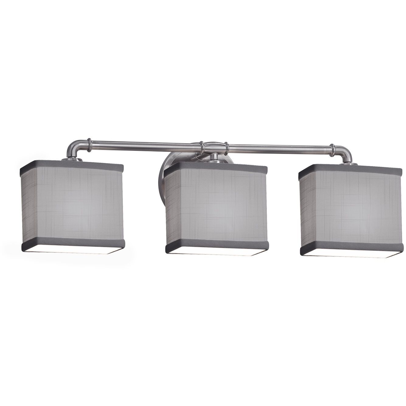 Textile 3 Light 25.25 inch Bathroom Vanity Light