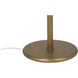 Rico Espinet Ovo 66 inch 150.00 watt Aged Brass Torchiere Portable Light