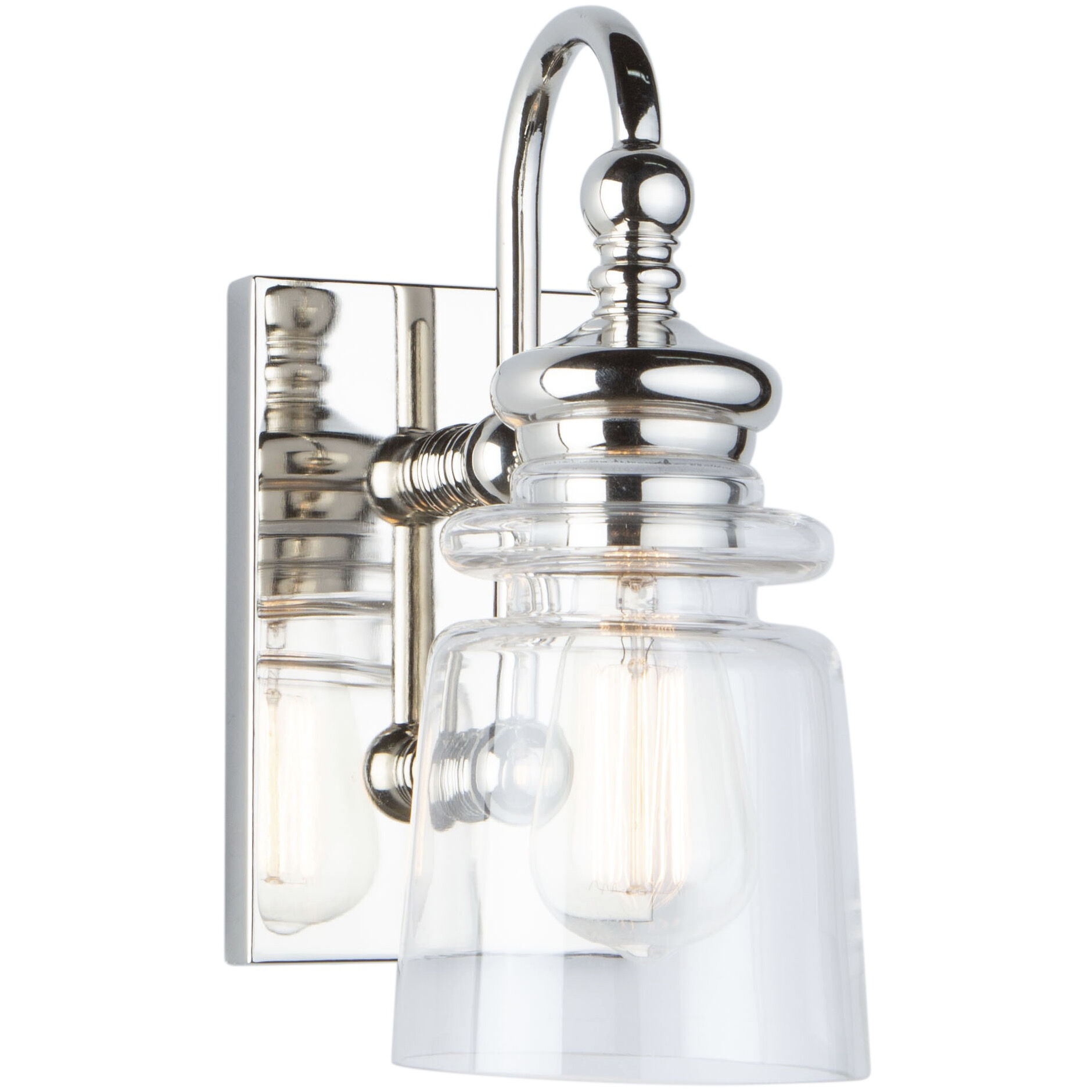 Castara 1 Light 9 inch Polished Nickel Vanity Light Wall Light