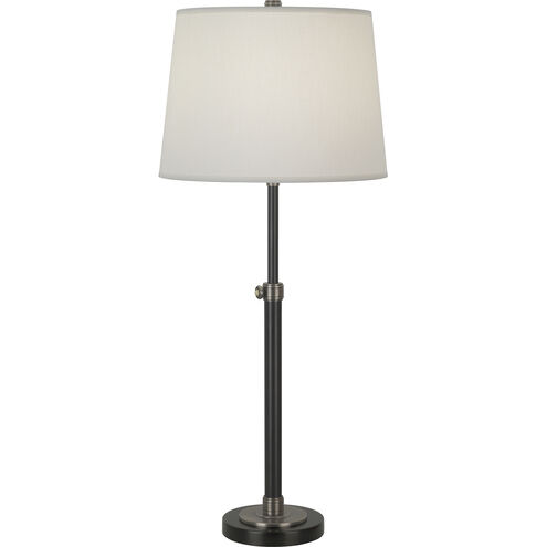 Bruno 26 inch 150 watt Lead Bronze with Ebonized Nickel Table Lamp Portable Light in Fondine