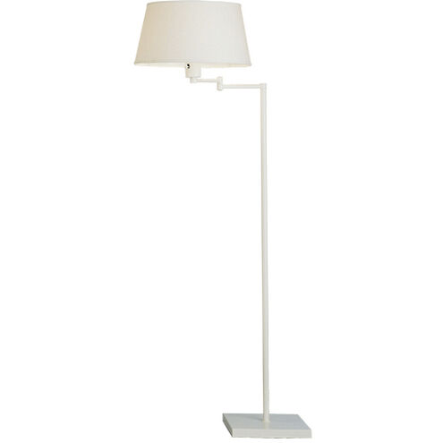 Real Simple 55.5 inch 150.00 watt Stardust White Powder Coat Floor Lamp Portable Light