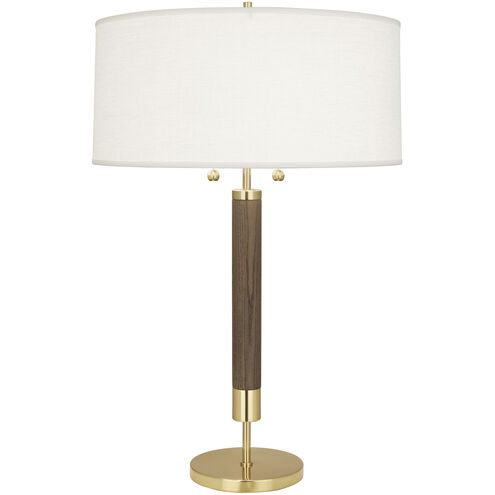 Robert Abbey Dexter 28.25 inch 100.00 watt Modern Brass Table Lamp Portable Light 205 - Open Box