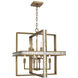 Diana 8 Light 20 inch Warm Brass Pendant Ceiling Light