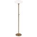 Rico Espinet Ovo 66 inch 150.00 watt Aged Brass Torchiere Portable Light
