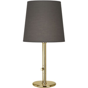 Rico Espinet Buster Chica 28.75 inch 150.00 watt Polished Brass Accent Lamp Portable Light in Smoke Gray