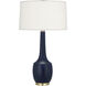 Robert Abbey Delilah 34.31 inch 150 watt Matte Midnight Blue Table Lamp Portable Light MMB70 - Open Box