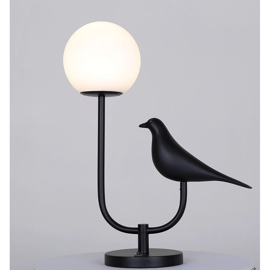 Avis 22 inch 60.00 watt Matte Black Table Lamp Portable Light