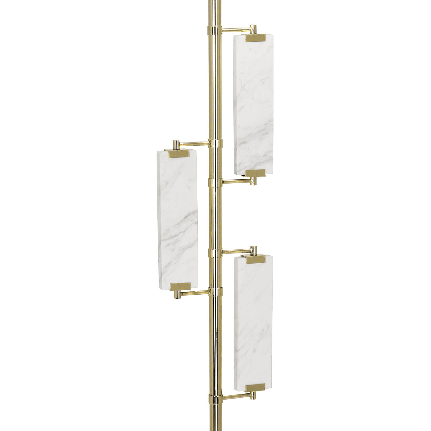 Alston 61.38 inch 150 watt Modern Brass Floor Lamp Portable Light