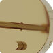 Clare 1 Light 7 inch Sugar Plum with Modern Brass Wall Sconce Wall Light