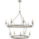 William 14 Light 48.75 inch Polished Nickel Chandelier Ceiling Light